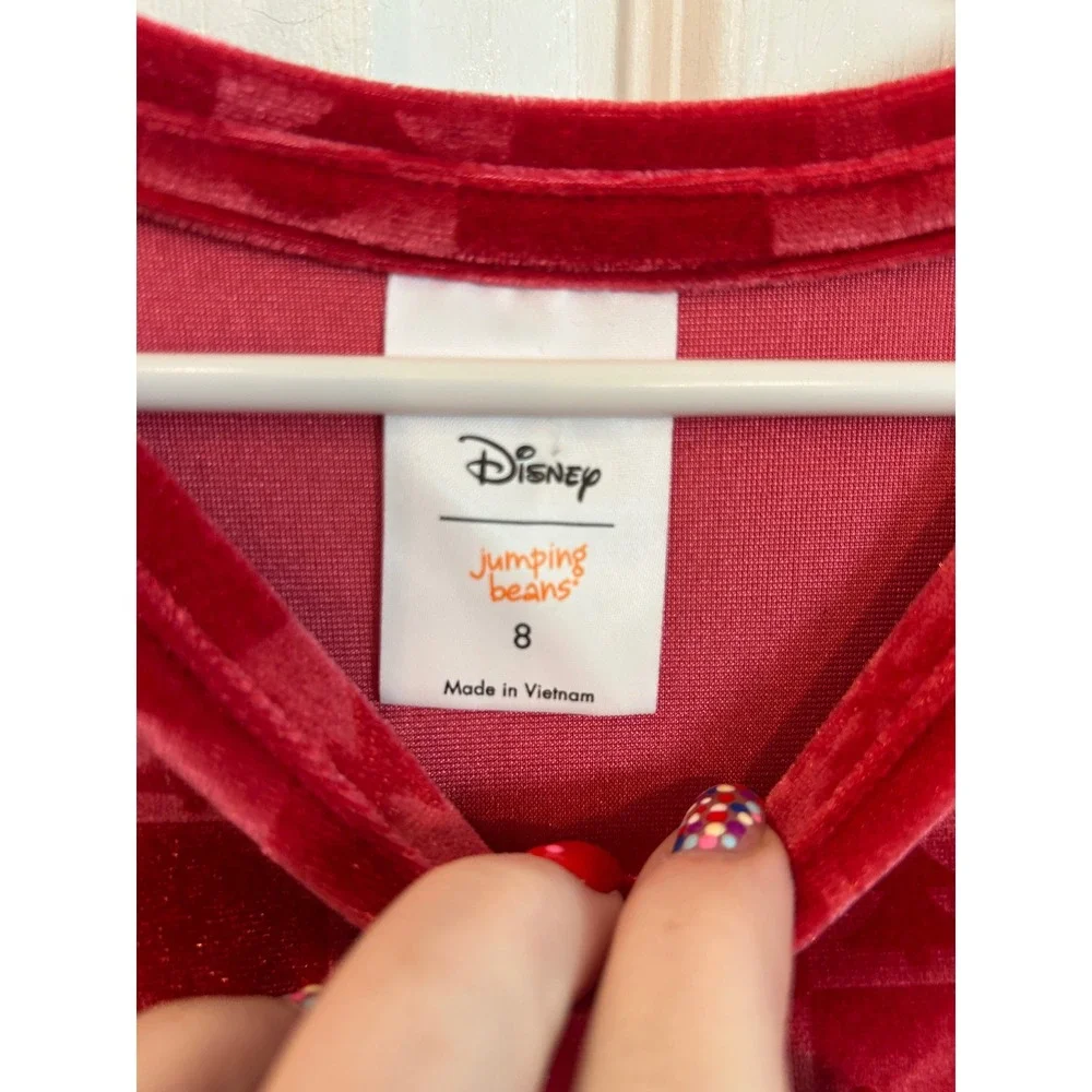 Disney Jumping Beans Dress Red Velvet Tulle Mickey Mouse Holiday Christmas 8